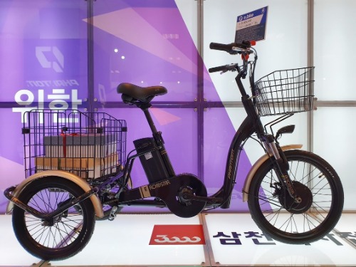 2021년 신형 삼천리 전기자전거 E-로드스타 3륜 세발자전거 성인용 부모님 시장